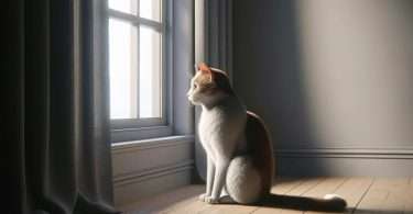 gatto che soffre di ansia da separazione