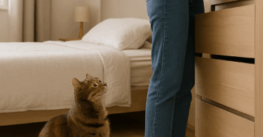 Perche-il-gatto-mi-segue-ovunque