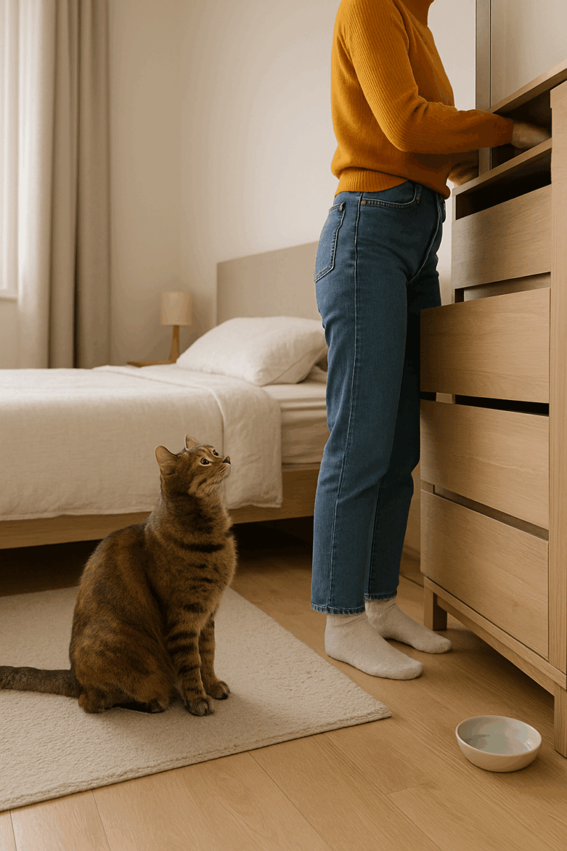 Perche-il-gatto-mi-segue-ovunque