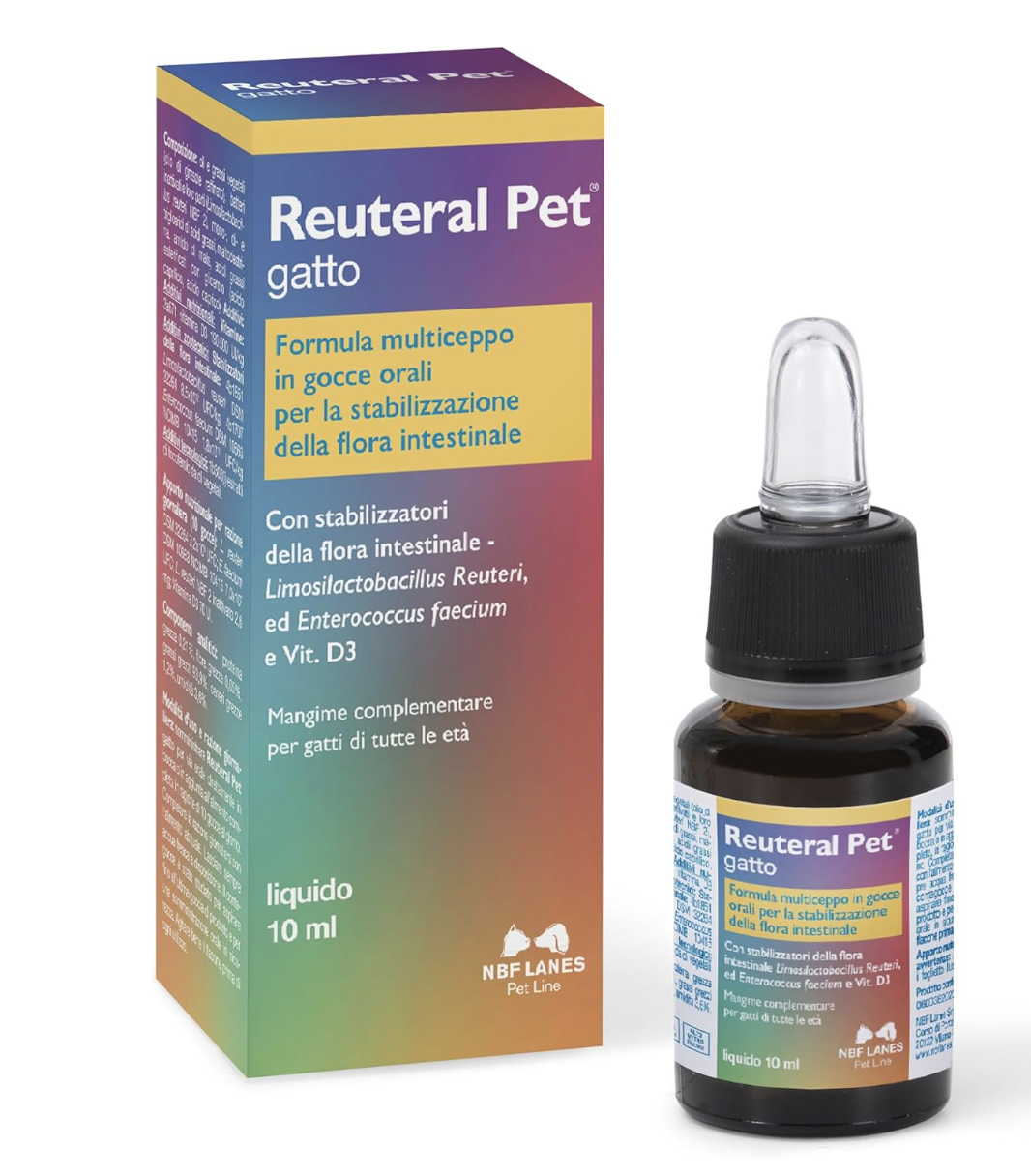 NBF Lanes Reuteral Pet Gatto Gocce orali