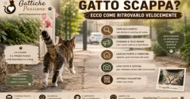 Gatto scappa e si allontana da casa, guida per ritrovarlo