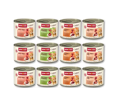 animonda Carny Kitten 12 x 200 g alimento umido per gattini